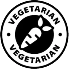 Vegetarian capsules badge